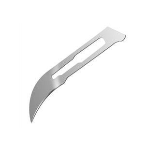 Hoja de bisturí de acero inoxidable No 12 caja c100