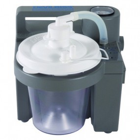 Aspirador para flemas portátil sin bateria con conexión a corriente