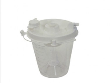 Vaso recolector de flema con tapa Marca DeVilbiss