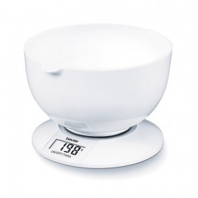 Báscula de cocina con recipiente