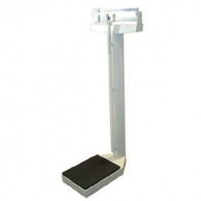 Bascula clásica de columna mecánica con capacidad de hasta 160 Kg.