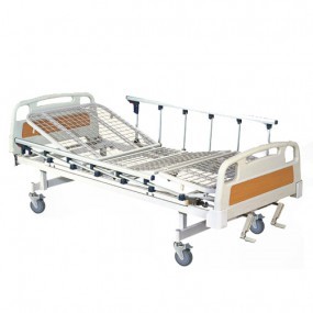 Cama para hospital manual de 2 manivelas y 2 posiciones (Cabeza y Pies)