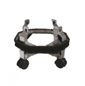 Portacubeta de patada economica octagonal de acero inoxidable