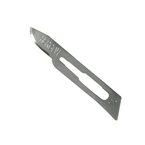 Hoja de bisturí No15 al alto carbon Caja con 100 pzs