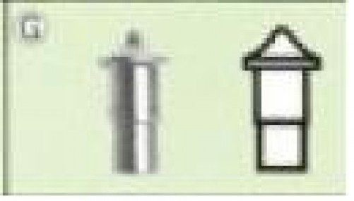 Punta para criocirugia tipo "G" para CR201