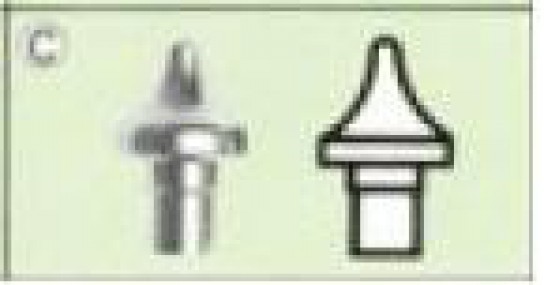 Punta para criocirugia tipo "C" para CR201