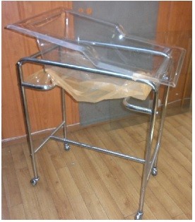 Bacinete para cuna de acrílico transparente