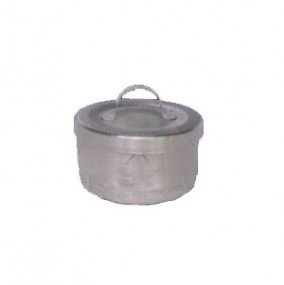 Torundero de 0.25 lts. sin asa de acero inoxidable