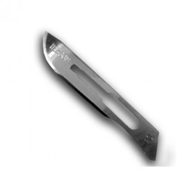 Hoja de bisturí 10 al alto carbon caja con 100 pzs