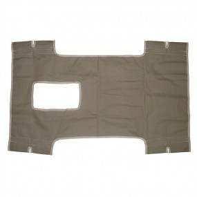 Asiento de lona con orificio de grúa para paciente