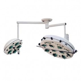 Lámpara para quirófano doble de techo 50,000-120,000 luxes luz halogena