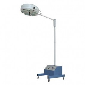 Lámpara para quirófano de piso de emergencia con bateria 50,000 luxes luz halogena