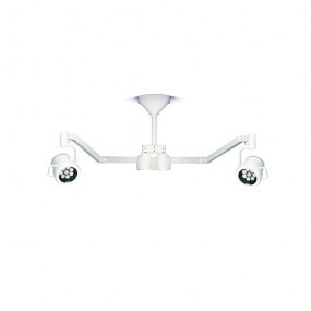 Lámpara para quirófano doble de techo de 40,000 Luxes de luz LED MI500