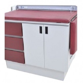 Mesa para exploración pediátrica de gabinete