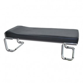 Chaise longe tubular cromado