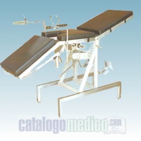 Mesa de exploración ginecológica tipo pilcher con pistones neumáticos