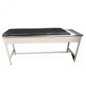 Mesa de 180 cm para atención a recién nacidos de acero inoxidable