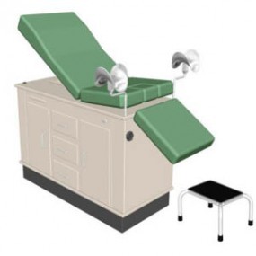 Mesa exploración Hamilton con pierneras de aluminio y banqueta de apoyo de un peldaño