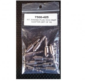 Accesorios de analizador Fase 3 Kit, Plig de banana y adaptador de ECG Snap