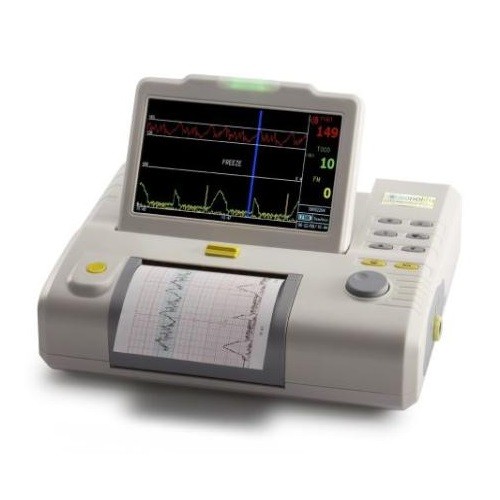 Monitor fetal digital gemelar pantalla a color