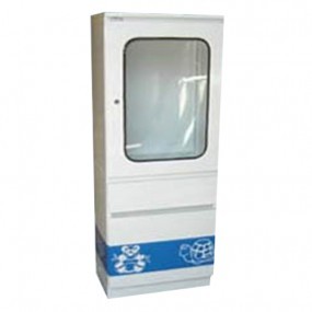 Vitrina sencilla Mod. abeja con cenefa