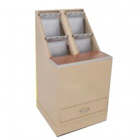 Carro porta historia de gabinete para 24 expedientes