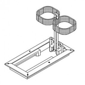 Porta sueros embutido fabricado en aluminio