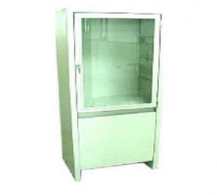 Vitrina sencilla con puerta de cristal