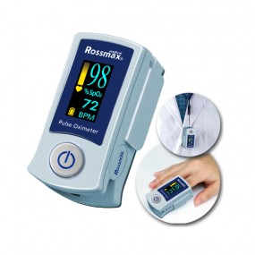 Oxímetro digital de dedo bidireccional con alarma