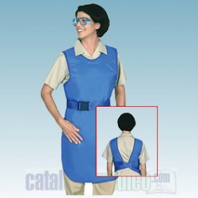 Mandil emplomado para Rayos X con velcro