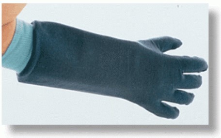 Guante emplomado grande de 0.5mm y 390mm de largo