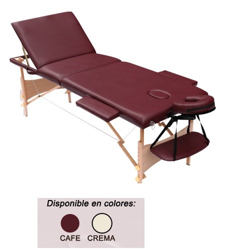 Mesa para Masaje tres Secciones con Levanta Piernas