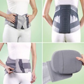 Doble soporte para zona lumbar