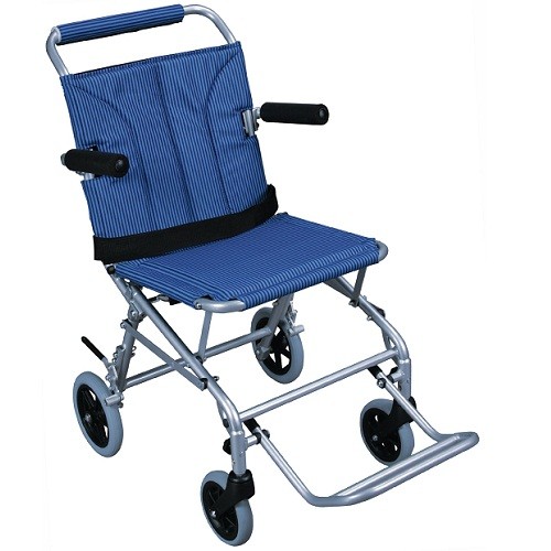 Silla de transporte de aluminio con asiento de 18"
