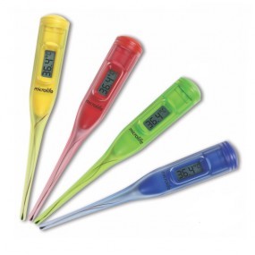 Termómetro rígido de 60 segundos con 20 piezas cuatro diferentes colores