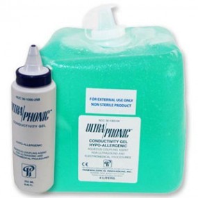 Gel para ultrasonido 4 lts Ultraphonic caja con 4 galones