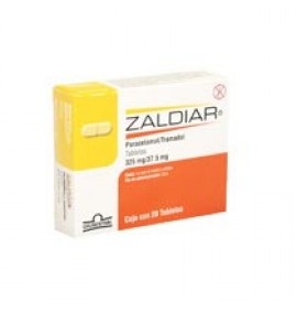 Zaldiar 20 Tabletas 37.5mg (325mg 2 Cajas)