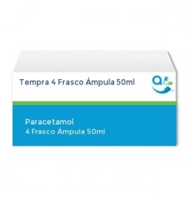 Tempra 4 Frasco Ámpula 50ml (500mg/10mg/ml)