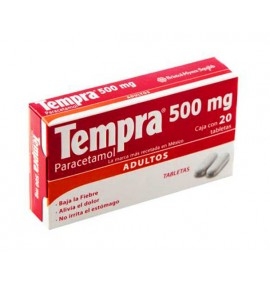 Tempra 20 Tabletas 500mg