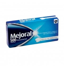 MEJORAL 500 T 12 PARACETAMOL