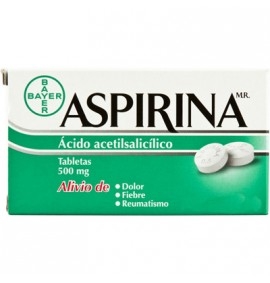 Aspirina 12 Tabletas Efervescentes