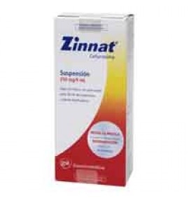 Zinnat Suspensión 50ml (250mg)