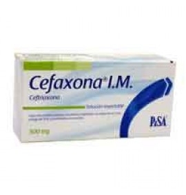 Cefaxona Solución Inyectable 500mg (IM)