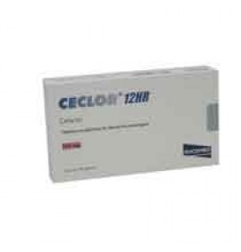 Ceclor 12 Hr 14 Tabletas Recubiertas De Liberación Prolongada 750mg