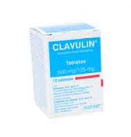 Clavulin 15 Tabletas 500mg