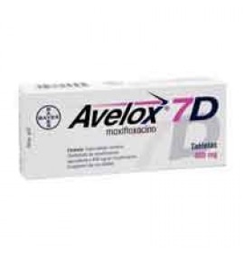 Avelox 7 Tabletas 400mg