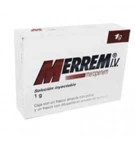 Merrem I.V Solución Inyectable 1g