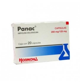 Panac 20 Cápsulas 250mg (125mg)