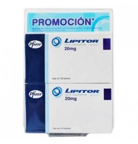 Lipitor 30 Tabletas 20mg (Dúo)