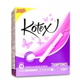 KOTEX FREE TAMPONES 10 SUPER
